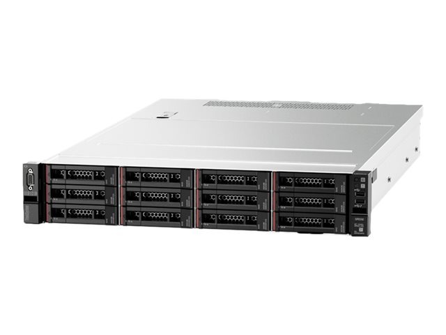 Lenovo ThinkSystem SR550 7X04 - Server - rack-mountable 2U - 2-way - 1 x Xeon Silver 4208 / up to 3.2 GHz - RAM 16 GB - no HDD - Matrox G200 - Gigabit Ethernet - no OS - monitor: none