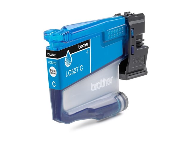 Brother LC527C - Cyan - original - pillow pack - ink cartridge - for Brother MFC-J4350DW, MFC-J4550DW