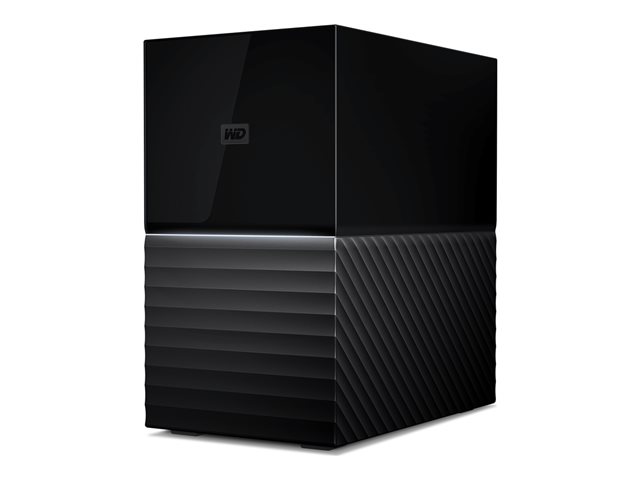 WD My Book Duo WDBFBE0440JBK - Hard drive - encrypted - 44 TB - external (desktop) - USB 3.2 Gen 1 - 256-bit AES