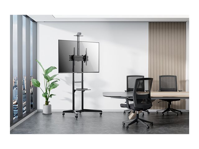 Neomounts FL50-550BL1 - Cart - for flat panel / AV equipment - black - screen size: 37\"-70\"