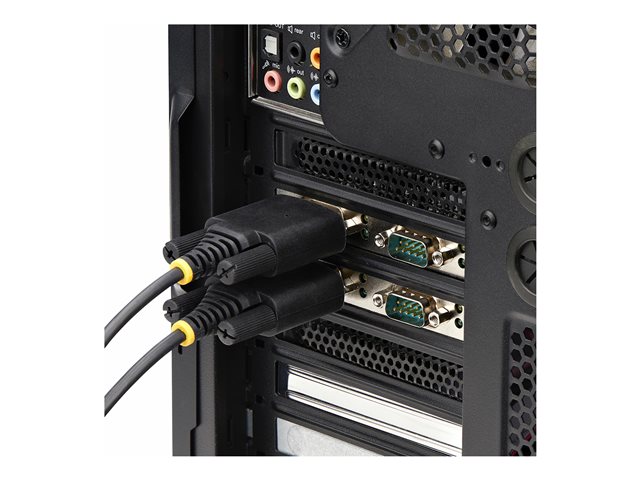 StarTech.com 4-Port Serial PCIe Card, Quad-Port PCI Express to RS232/RS422/RS485 (DB9) Serial Card, Low-Profile Bracket Incl., 16C1050 UART, TAA-Compliant, For Windows/Linux, TAA Compliant - Level-4 ESD Protection (PS74ADF-SERIAL-CARD) - Serial adapt