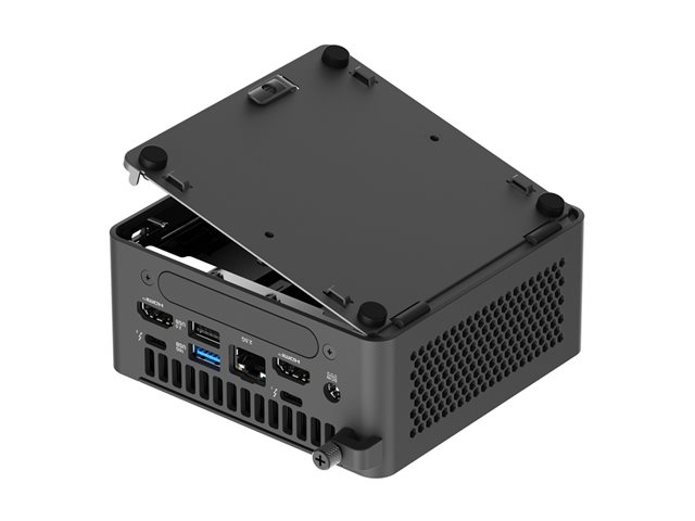 ASUS NUC 15 Pro Tall Kit - Barebone - mini PC 1 x Core 5 210H / up to 4.8 GHz - RAM 0 GB - Intel Graphics - IEEE 802.11ax (Wi-Fi 6), IEEE 802.11be (Wi-Fi 7), Bluetooth 5.4 - black