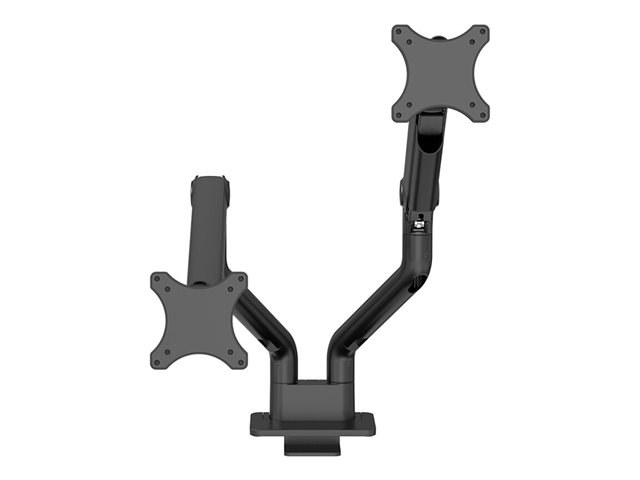 Neomounts DS70S-950BL2 - Mounting kit (2 mounting arms) - full-motion - for 2 monitors - aluminium - black - screen size: 17\"-35\" - desk-mountable