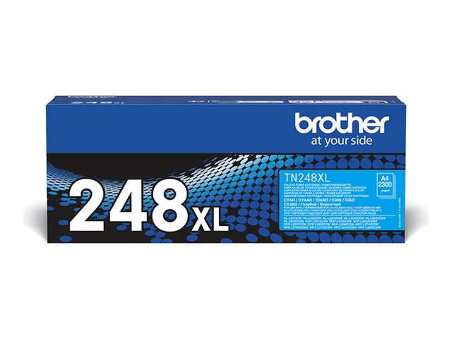 Brother TN248XLC - High Yield - cyan - original - box - toner cartridge - for Brother DCP-L3520, DCP-L3560, HL-L3220, HL-L3240, HL-L8240, MFC-L3760, MFC-L8390