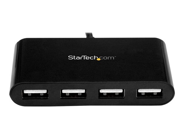 StarTech.com 4-Port USB-C Hub - USB-C to 4x USB-A Hub Adapter - Mini USB 2.0 Hub - Bus-powered USB Type-C Port Expander (ST4200MINIC) - Hub - 4 x USB 2.0 - desktop