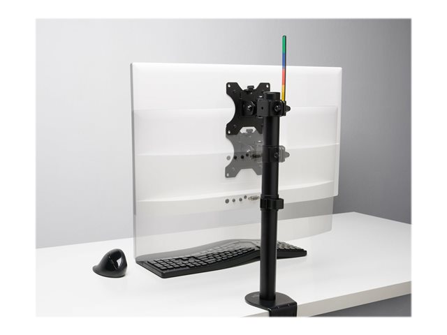 Kensington SmartFit Ergo Single Monitor Arm - Mounting kit - adjustable arm - for Monitor - black - screen size: up to 34\" - desktop, C-clamp, grommet, desk-mountable