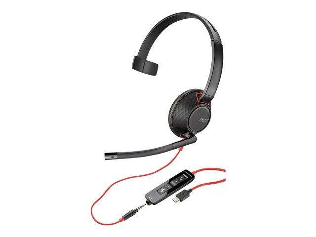 Poly Blackwire C5210 USB-C Headset +Inline Cable