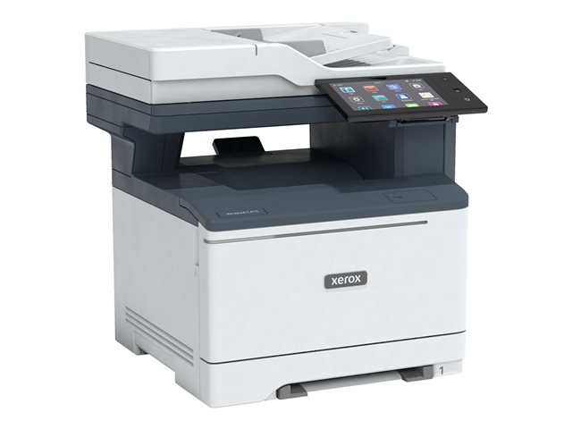 Xerox VersaLink C415V_DN - Multifunction printer - colour - laser - Legal (216 x 356 mm) (original) - Legal (media) - up to 42 ppm (copying) - up to 42 ppm (printing) - 251 sheets - 33.6 Kbps - Gigabit LAN, USB 2.0, USB host, NFC - Green World Alliance return programme