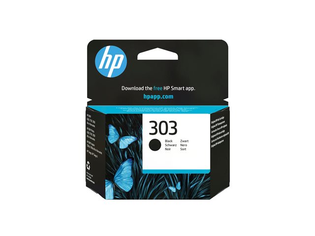 HP 303 - 4 ml - black - original - ink cartridge - for ENVY Photo 62XX, Photo 71XX, Photo 78XX, ENVY Inspire 72XX, 79XX