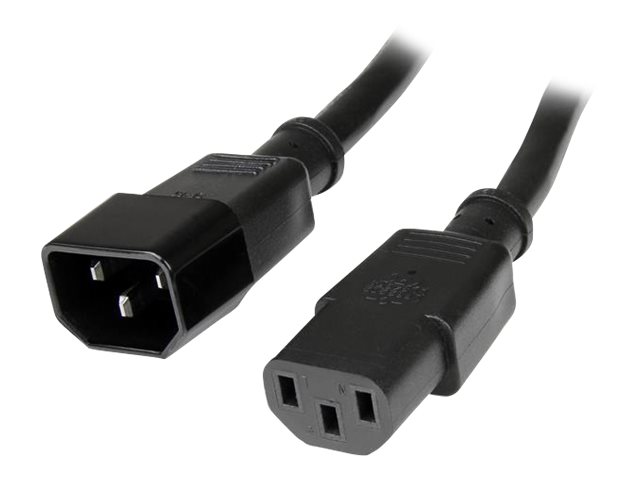 2 ft CPU Power Cord Extension C14 to C13
