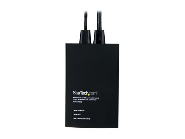 StarTech.com USB Crash Cart Adapter - File Transfer & Video - Portable Server Room Laptop to KVM Console Crash Cart (NOTECONS02) - KVM switch - 1 x KVM port(s) - 1 local user - desktop
