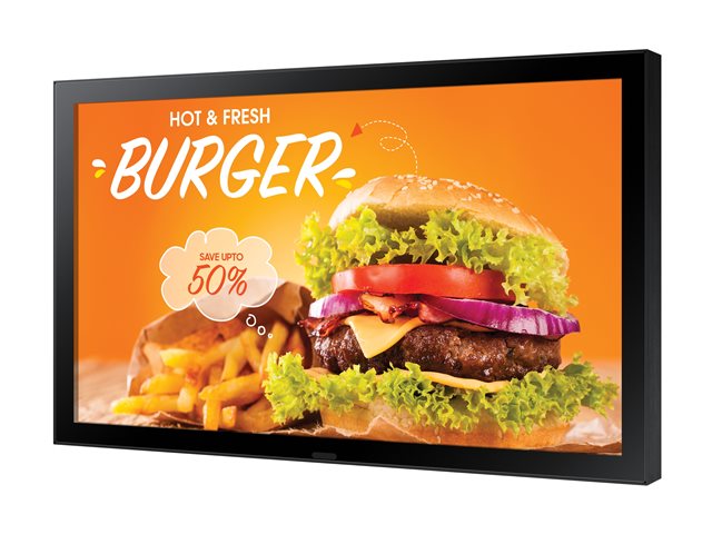 Samsung OH24B - 24\" Diagonal Class OHB Series LED-backlit LCD display - interactive digital signage outdoor - Tizen OS - 1080p 1920 x 1080