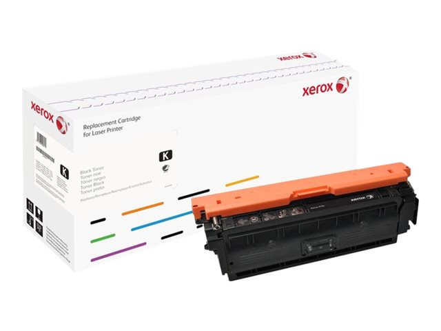 Xerox - Black - compatible - toner cartridge (alternative for: HP CE250X) - for HP Color LaserJet CM3530 MFP, CM3530fs MFP, CP3525, CP3525dn, CP3525n, CP3525x
