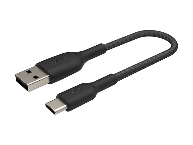 Belkin BoostCharge - USB cable - 24 pin USB-C (M) to USB (M) - 15 cm 