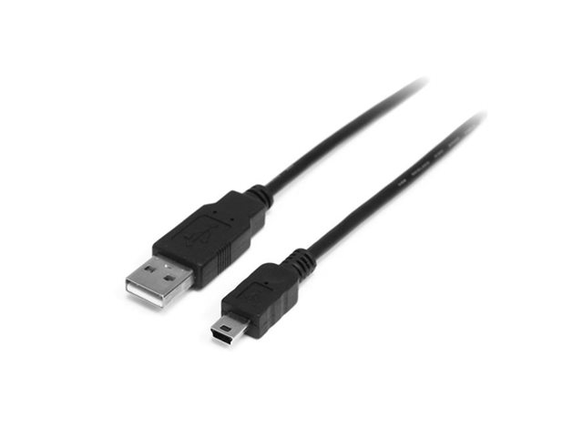 StarTech.com 1m Mini USB 2.0 Cable A to Mini B M/M - USB cable - USB (M) to mini-USB Type B (M) - USB 2.0 - 1 m - black