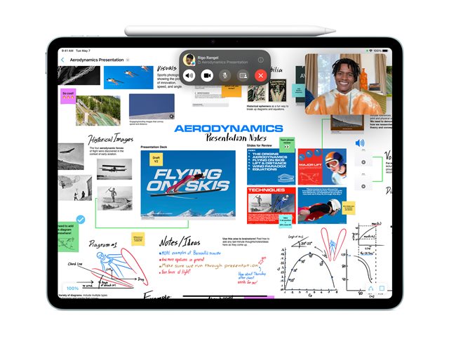 Apple Pencil Pro - Active stylus - gyroscopic - Bluetooth - for Apple 11-inch iPad Air (M2), 11-inch iPad Pro (M4), 13-inch iPad Air (M2), 13-inch iPad Pro (M4), iPad mini (A17 Pro)