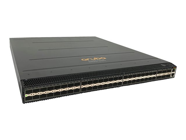 HPE Aruba CX 10000-48Y6C - Switch - L3 - Managed - 48 x 1/10/25 Gigabit Ethernet SFP / SFP+ / SFP28 + 6 x 40/100 Gigabit QSFP+ / QSFP28 - front to back airflow - rack-mountable