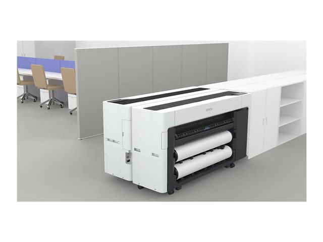 Epson SureColor SC-T3700DE - 24\" large-format printer - colour - ink-jet - Roll (61 cm) - 2400 x 1200 dpi - up to 130 sq.m/hour (mono) / up to 130 sq.m/hour (colour) - USB, Gigabit LAN, Wi-Fi - cutter