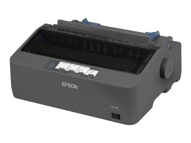 Epson LQ 350 - Printer - B/W - dot-matrix - 24 pin - up to 347 char/sec - parallel, USB 2.0, serial