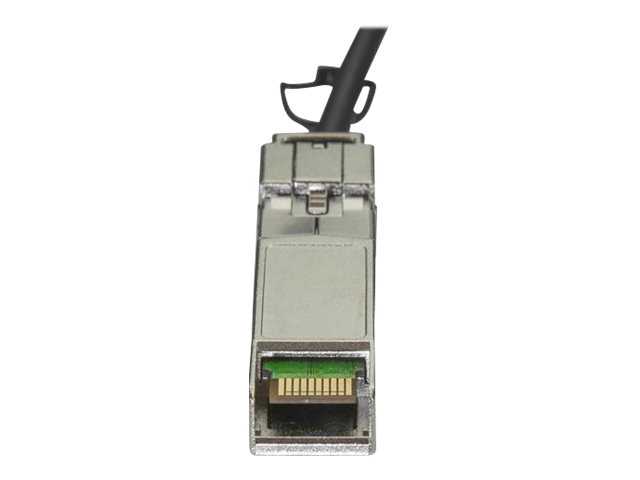 StarTech.com Cisco SFP-H10GB-CU0-5M Compatible 0.5m 10G SFP+ to SFP+ Direct Attach Cable Twinax, 10GbE SFP+ Copper DAC 10Gbps Low Power Passive Transceiver Module DAC Firepower ASR9000 - Lifetime Warranty (SFPH10GBC05M) - 10GBase direct attach cable - SFP+ latched to SFP+ latched - 50 cm - twinaxial - SFF-8431/SFF-8432 - passive - black