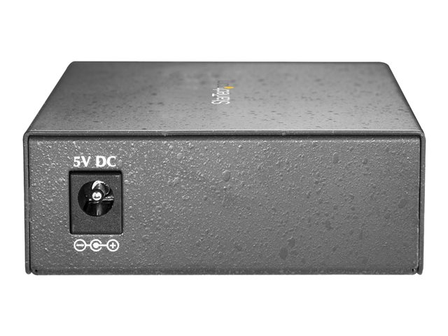 StarTech.com Multimode SC Fiber Media Converter for 10/100/1000 Network, 550m Range, Gigabit Ethernet, 850nm, Full Duplex Gigabit Ethernet Media Converter, Fiber Optic Media Converter - Ethernet Over Fiber (MCMGBSCMM055) - Fibre media converter - 1GbE - over fibre optic - 1000Base-SX, 100Base-TX, 1000Base-T - RJ-45 / SC multi-mode - up to 550 km - 850 nm