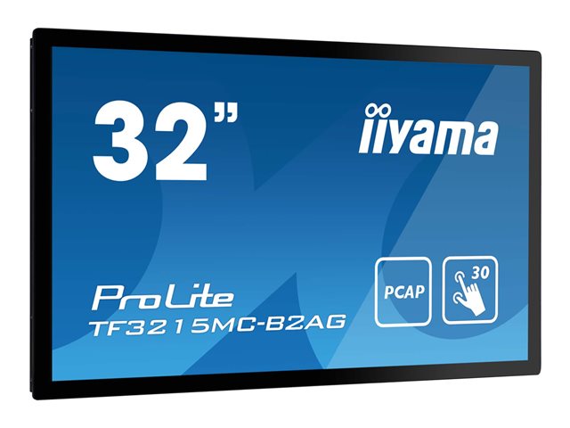 iiyama ProLite TF3215MC-B2AG - LCD monitor - 32\" (31.5\" viewable) - open frame - touchscreen - 1920 x 1080 Full HD (1080p) - VA - 500 cd/m² - 3000:1 - 8 ms - HDMI, VGA, DisplayPort - black