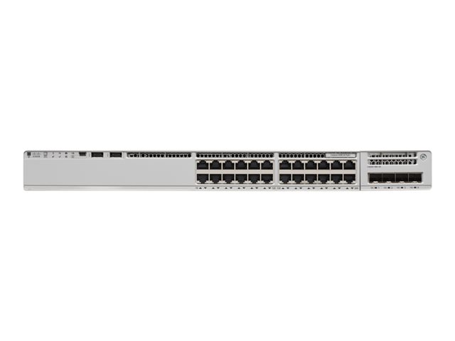 Cisco Catalyst 9200 - Network Essentials - switch - L3 - smart - 24 x 10/100/1000 (PoE+) - rack-mountable - PoE+