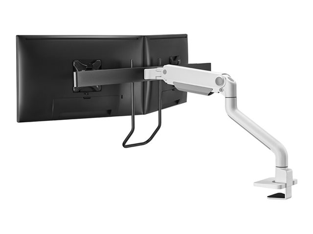 Neomounts DS75S-950WH2 - Mounting kit (desk mounting arm) - full-motion - for 2 LCD displays - aluminium - white - screen size: 17\"-32\"
