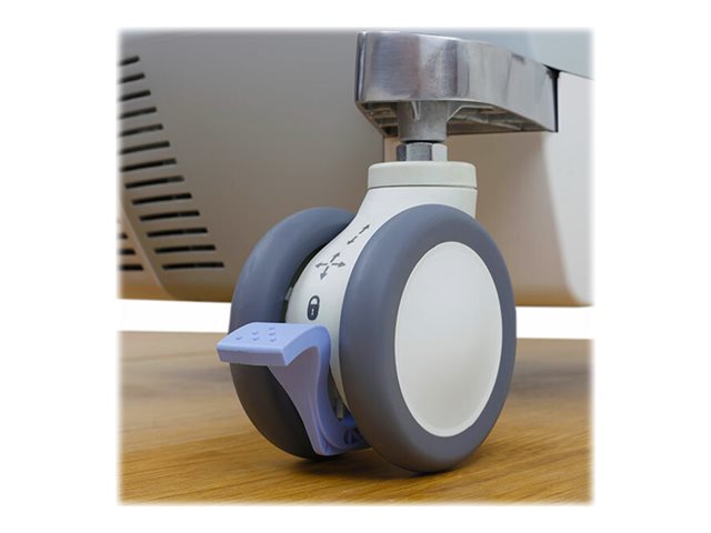 Ergotron SV 3-Function - Locking casters for cart - for Ergotron SV40, SV41, SV42, SV43, SV44, StyleView SV42