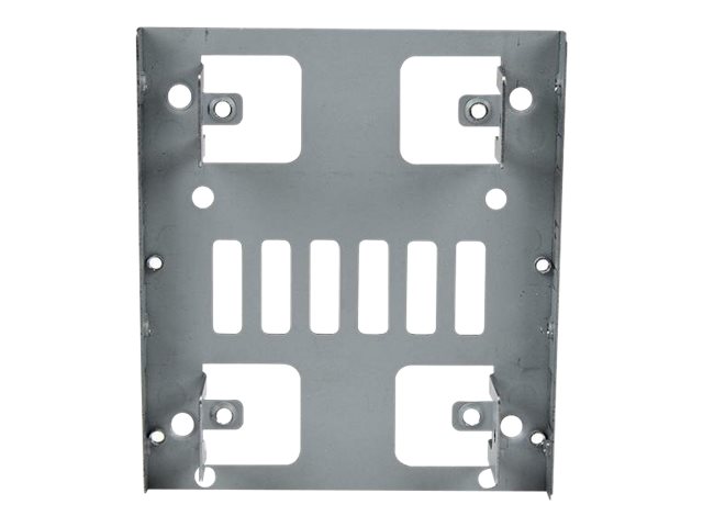 StarTech.com 2.5\" to 3.5\" SATA Hard Drive Mounting Bracket Kit - Dual SATA SSDs/HDDs Mounting Bracket for Mounting Bay (BRACKET25X2) - Storage bay adapter - 3.5\" to 2.5\" - steel - for P/N: 25S22M2NGFFR, S322M225R, SAT2M2NGFF25, SAT32M225, SAT32MSAT257, ST521PMINT