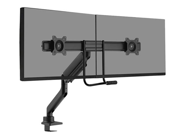 Neomounts DS75-450BL2 - Mounting kit (articulating arm, grommet clamp, topfix clamp) - full-motion - for 2 LCD displays - black - screen size: 17\"-32\" - desktop
