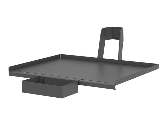 Ergotron - TAA Compliant Version - shelf - heavy-duty - for medical monitor - medical - dark grey - cart mountable