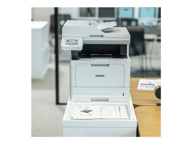 Brother MFC-L5710DN - Multifunction printer - B/W - laser - Letter A (216 x 279 mm)/A4 (210 x 297 mm) (original) - A4/Legal (media) - up to 48 ppm (copying) - up to 48 ppm (printing) - 350 sheets - 33.6 Kbps - USB 2.0, Gigabit LAN, USB 2.0 host
