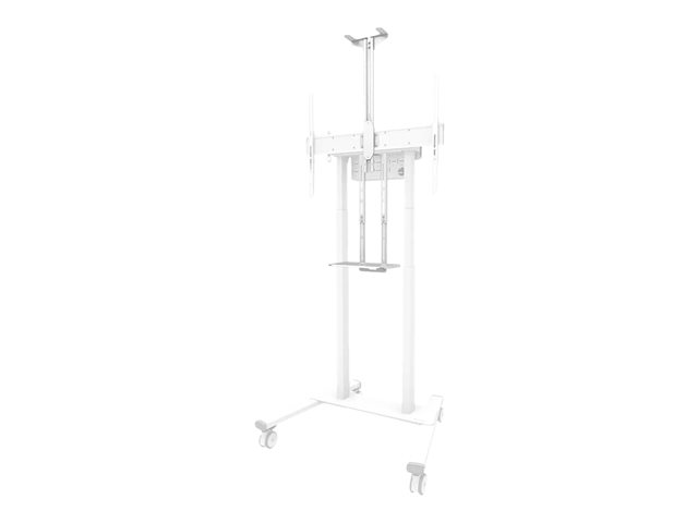 Neomounts AFL-875WH1 - Mounting kit (shelf, camera shelf, camera adapter shelf) - for camera / mediabox - steel - white - cart mountable - for Neomounts FL55-875WH1, WL55-875WH1