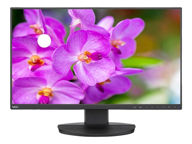 NEC MultiSync EA241F - LED monitor - 24\" (23.8\" viewable) - 1920 x 1080 Full HD @ 60 Hz - IPS - 250 cd/m² - 1000:1 - 5 ms - HDMI, DVI-D, VGA, DisplayPort - speakers - black