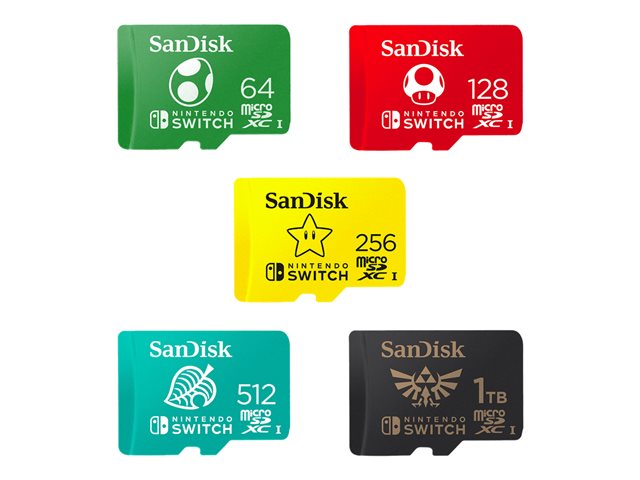 SanDisk Nintendo Switch - Flash memory card - 64 GB - microSDXC UHS-I