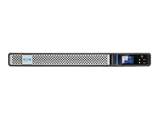 Eaton 5P 1150iR - Gen 2 - UPS (rack-mountable) - AC 200/208/220/230/240 V - 920 Watt - 1150 VA - 1-phase - 9 Ah - RS-232, USB - output connectors: 6 - 1U - 19\" - black/silver - with Network Card-MS
