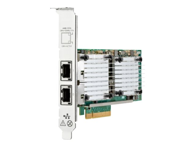 HPE QL41132HLRJ - Network adapter - PCIe 3.0 x8 - 10Gb Ethernet x 2 - for ProLiant DL325 Gen10, DL345 Gen10, DL360 Gen10, DL380 Gen10, XL220n Gen10, XL290n Gen10