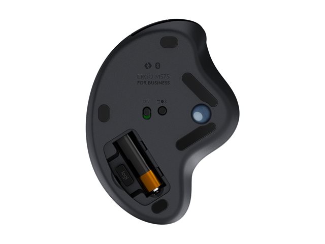 Logitech Ergo Series ERGO M575 for Business - Trackball - right-handed - optical - 5 buttons - wireless - Bluetooth - Logitech Logi Bolt USB receiver - graphite