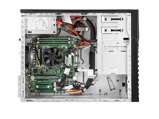 HPE ProLiant ML30 Gen11 Entry - Server - tower 4U - 1-way - 1 x Xeon E-2414 / up to 4.5 GHz - RAM 16 GB - SATA - non-hot-swap 3.5\" bay(s) - no HDD - Gigabit Ethernet - monitor: none