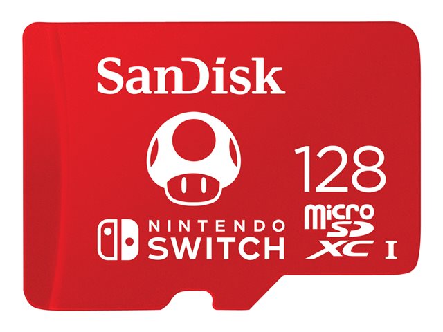 SanDisk - Flash memory card - 128 GB - UHS-I U3 - microSDXC UHS-I - for Nintendo Switch