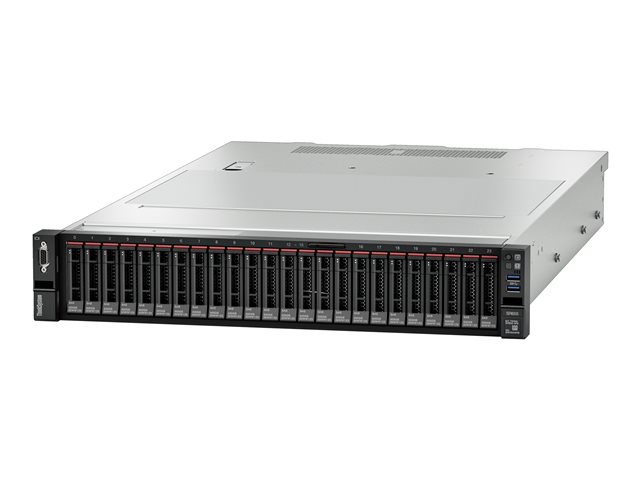 Lenovo ThinkSystem SR655 7Z01 - Server - rack-mountable 2U - 1-way - 1 x EPYC 7282 / up to 3.2 GHz - RAM 32 GB - SAS - hot-swap 2.5\" bay(s) - no HDD - AST2500 - no OS - monitor: none