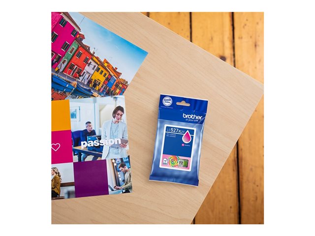 Brother LC527XLM - High Yield - magenta - original - pillow pack - ink cartridge - for Brother MFC-J4350DW, MFC-J4550DW