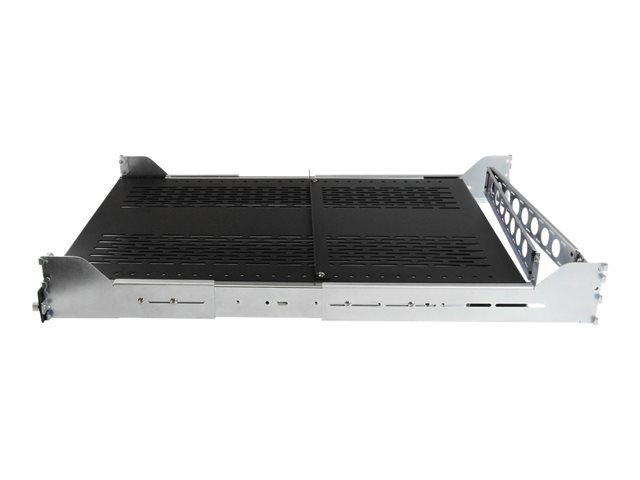 2U Adjustable Vented Sliding Rack Shelf