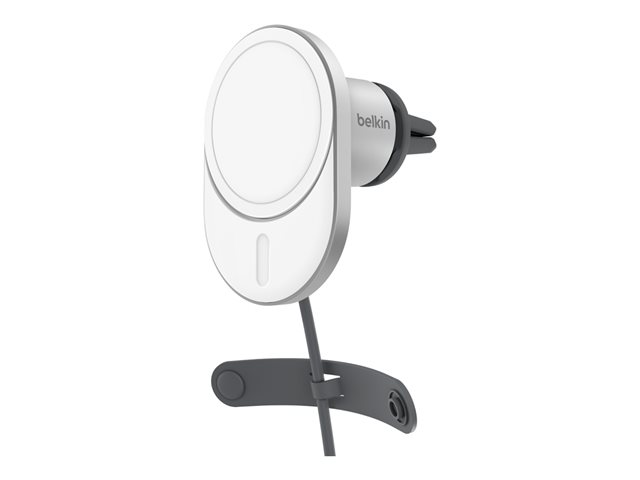 Belkin BoostCharge Pro - Car wireless charging holder - magnetic with Qi2 - 15 Watt - Fast Charge - grey