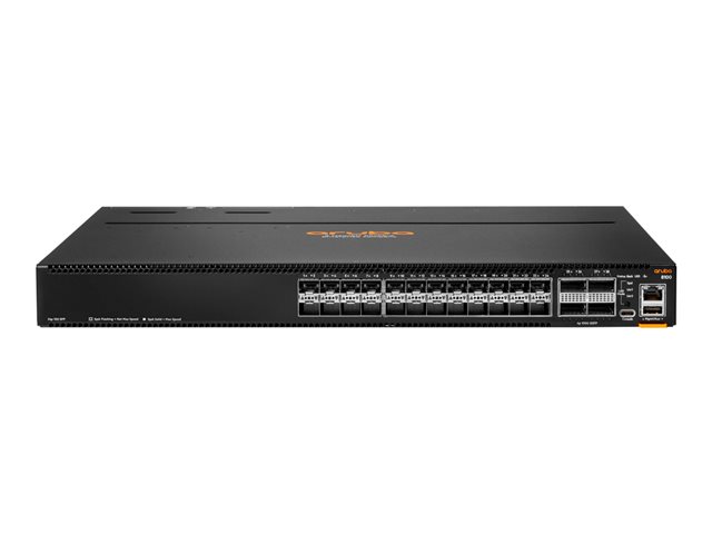 HPE Aruba Networking CX 8100 24x10G SFP+ 4x40/100G QSFP28 Switch - Switch - L3 - Managed - 24 x 1 Gigabit / 10 Gigabit SFP / SFP+ + 4 x 40 Gigabit QSFP+ / 100 Gigabit QSFP28 - front to back airflow - rack-mountable