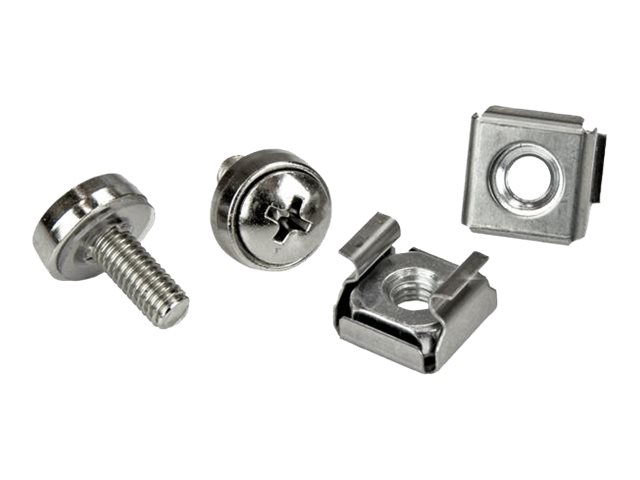 M5 Rack Screws and M5 Nuts - Cabinet Mounting Screws and Cage Nuts - Install your rack-mountable hardware securely with these high quality cabinet mounting screws and cage nuts