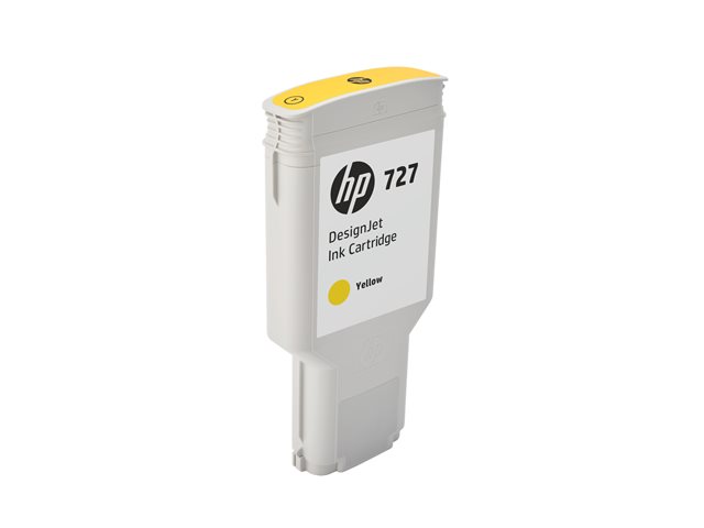 HP 727 - 300 ml - high capacity - yellow - original - DesignJet - ink cartridge - for DesignJet T1500, T1530, T2500, T2530, T920, T930