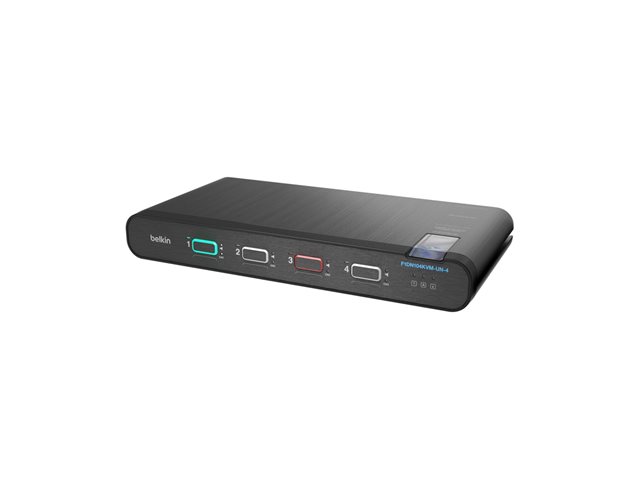 Belkin 4-Port Single Head DP/HDMI to DP/HDMI Video Secure Desktop KVM Switch PP4.0