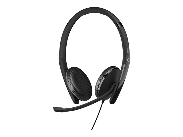 EPOS ADAPT 165T USB-C II - ADAPT 100 Series - headset - on-ear - wired - 3.5 mm jack, USB-C - black - Certified for Microsoft Teams, Optimised for UC